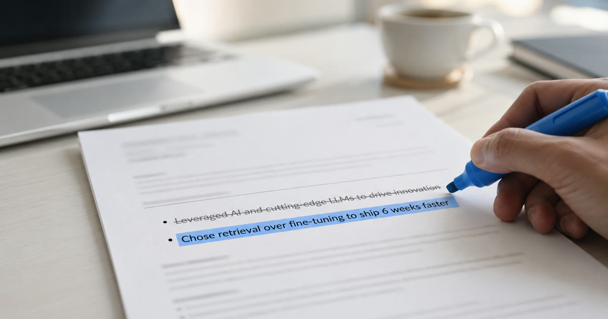 AI Product Manager Resume: Judgment Beats Vocabulary